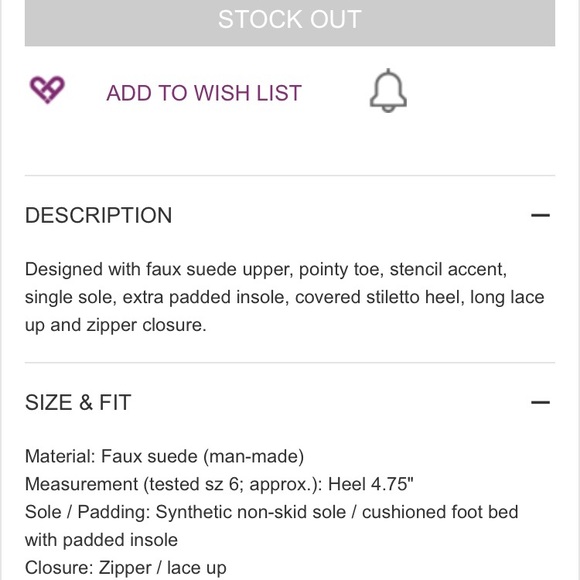 🛑SOLD🛑 Suede Pointy Toe Lace-Up Heels - Picture 4 of 6